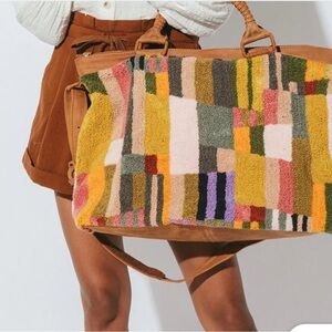 Cleobella- Colorful Patchwork Tote Bag